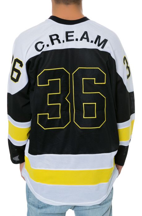 The Cream Hockey Jersey in Black