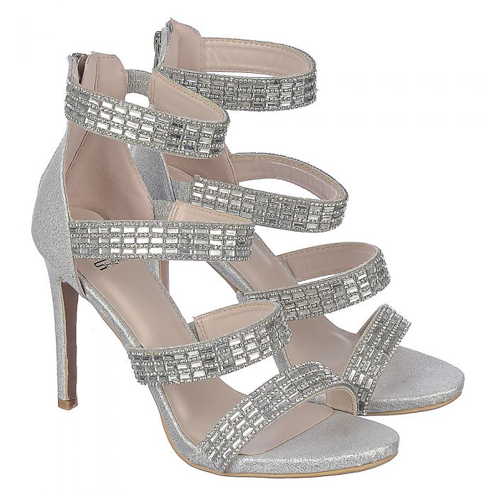 SPRINGLAND Isabella High Heel ISABELLA/SILVER - PLNDR