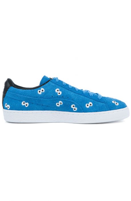 The Puma x Sesame Street Suede Sneaker in French Blue