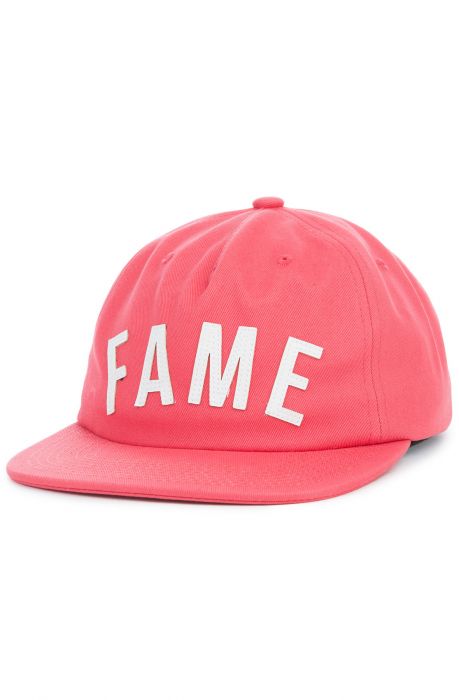 The Arched Snapback in Pink