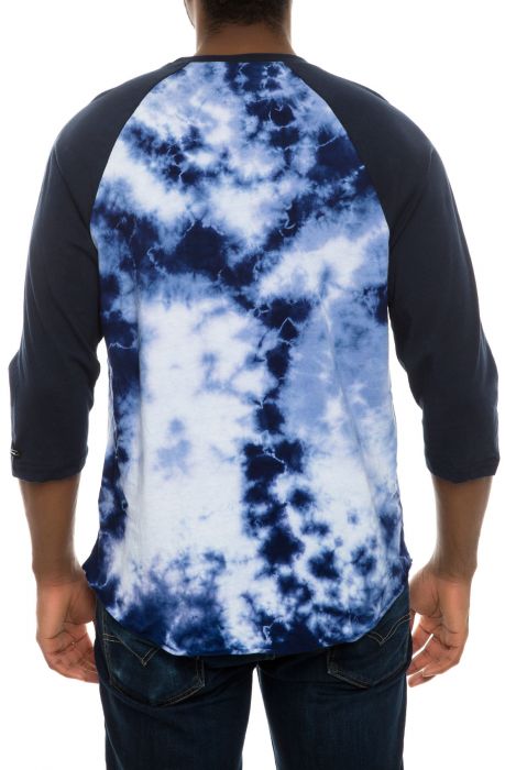 The Cultivated Crystal Baseball Tee in Navy