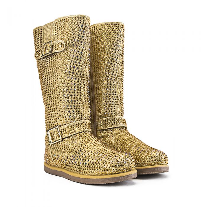 mid calf studded boots