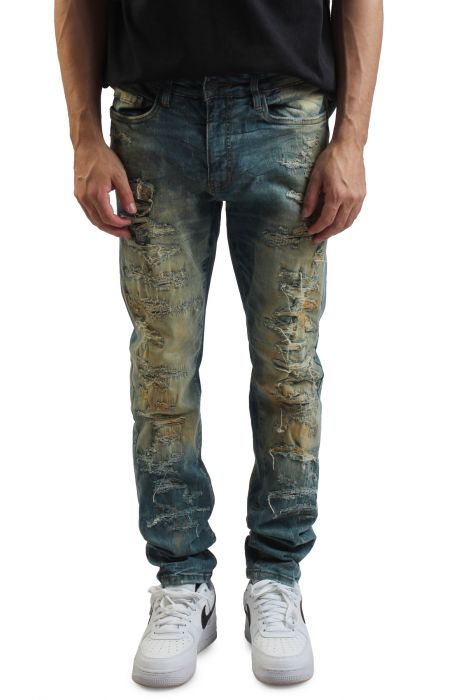 BRIAN BROTHERS INC. Sean Ripped Slim Jeans JS2285-DES - Karmaloop