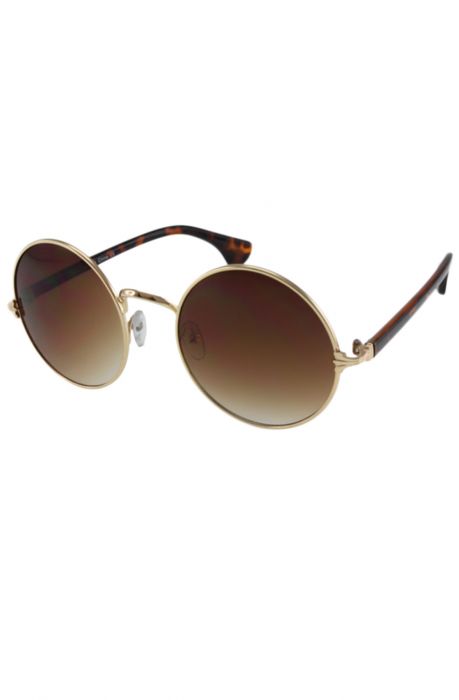 The Jules Sunglasses in Gold & Brown