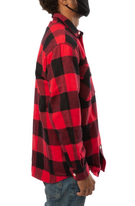 ROTHCO Heavyweight Plaid Flannel Shirt 4739-RED - Karmaloop