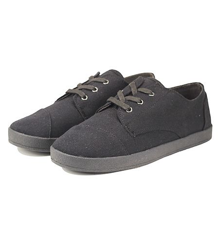 Toms for Women: Paseo Black on Black Canvas