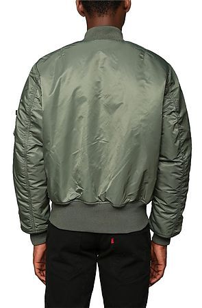 The Prep Coterie MA-1 Lightweight Bomber Jacket in Army Green