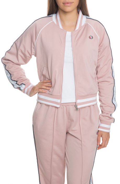 champion dream pink track jacket