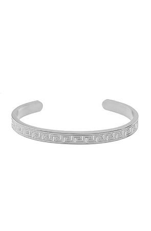 The Maze Cuff Bracelet - Chrome