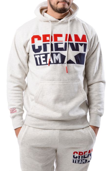cream sweatsuit