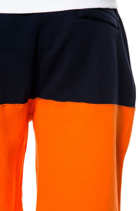 The Split Sweatshorts in Orange