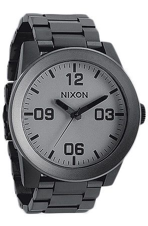 The Corporal SS Watch in Matte Black and Matte Gunmetal