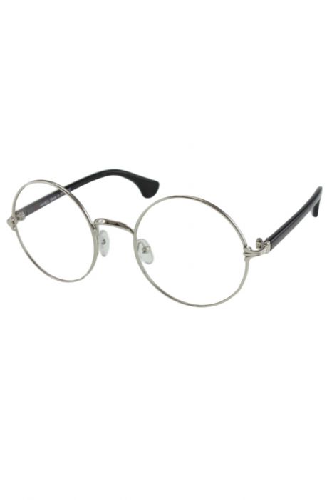 The Jules Glasses in Silver & Clear
