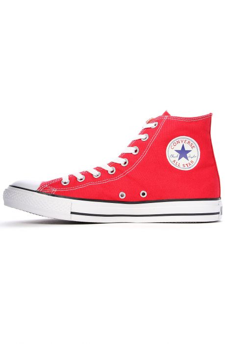 The Chuck Taylor All Star Hi Sneaker in Red