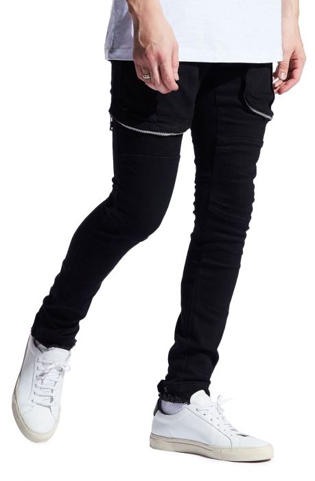 EMBELLISH Bickerstaff Cargo Pants in Black EMBF119-133 - Karmaloop