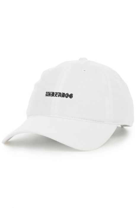 The Underdog Dad Hat in White
