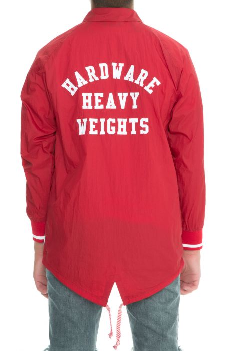 The Heavyweights Coaches Jacket in Red