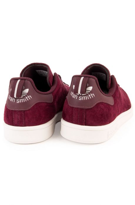 The Stan Smith Sneaker in Maroon & White