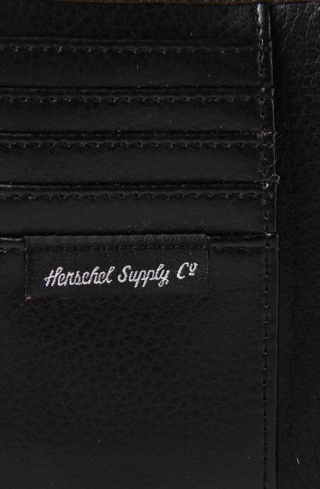 The Gordon Wallet in Black Pebbled Leather