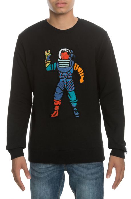 The Astro Crew Neck Sweater in Black