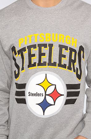 The Pittsburgh Steelers Sweatshirt in Gray & Yellow