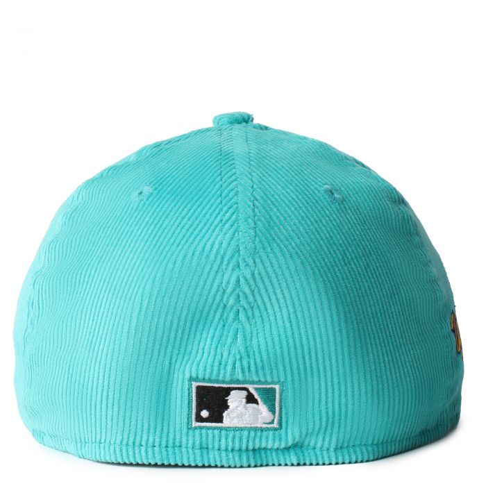 New Era Caps Florida Marlins Throwback 59FIFTY Fitted Hat Turquoise