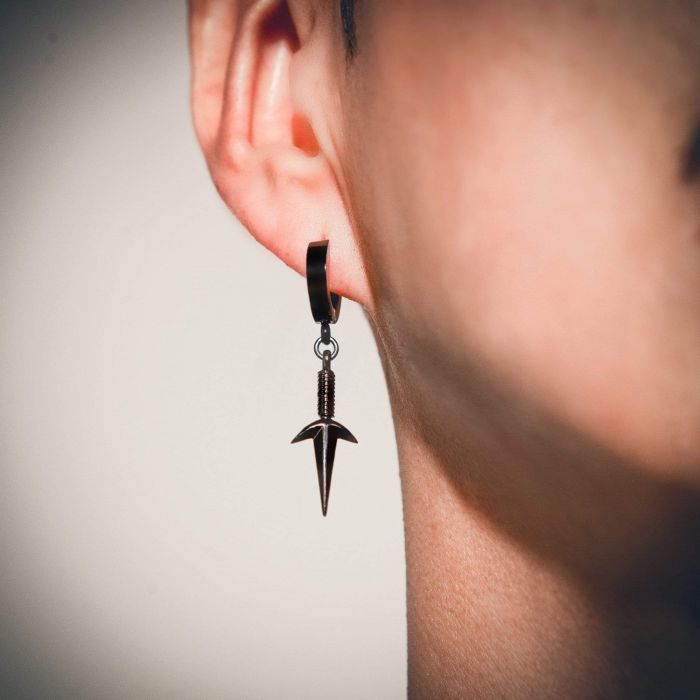 MISTER Shinobi Earring Black E-SHINOBI-BLACK - Karmaloop