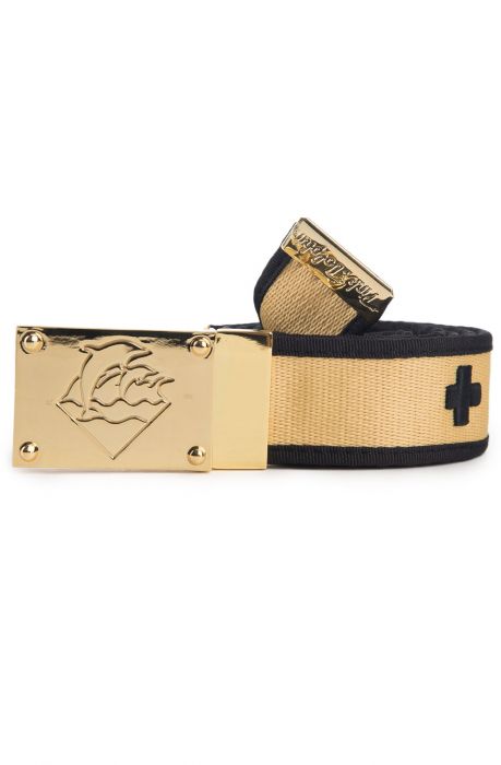 The Embroidered Cross Belt in Yellow