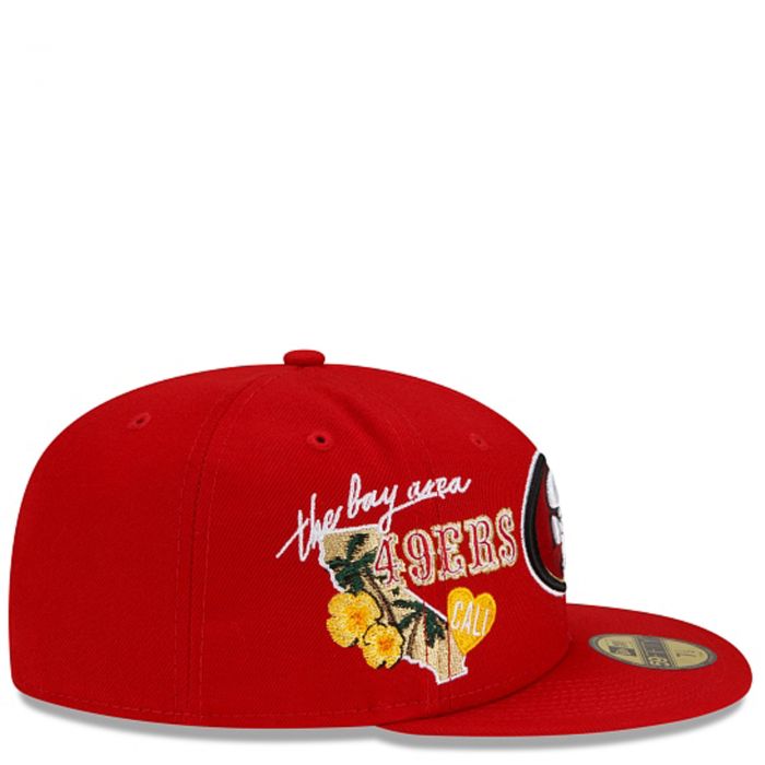 San Francisco 49ers CITY CLUSTER Red Fitted Hat by New Era