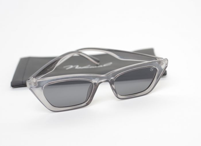 NOKWAL Blade Sunglasses W/Cover NKWL-0E6638-CLEARGREYBLACK - Karmaloop