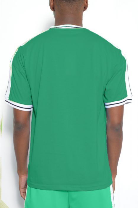 Stripewash Ss Tee - Fawn Stripe