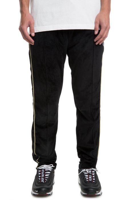 CROOKS AND CASTLES The C&C Chain Track Pants in Black C1870605 - Karmaloop