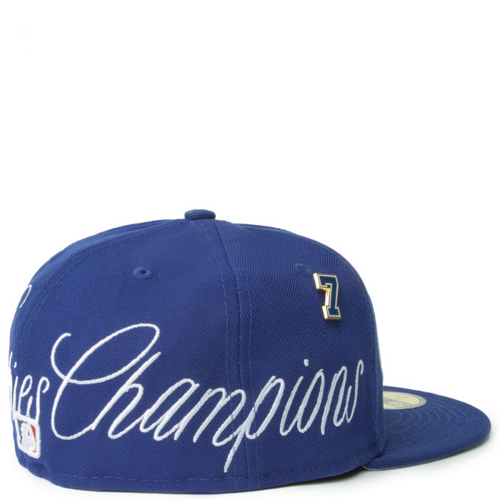 Los Angeles Dodgers 2020 WORLD SERIES SILVER-BOTTOM Royal Fitted