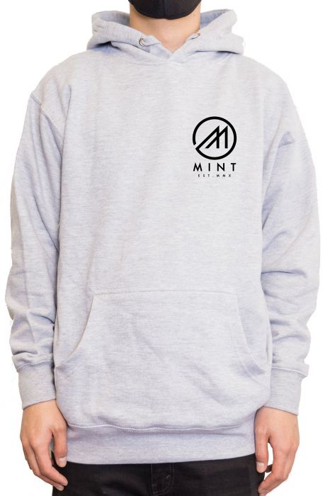 The Mint Flags Pullover Hoodie in Grey