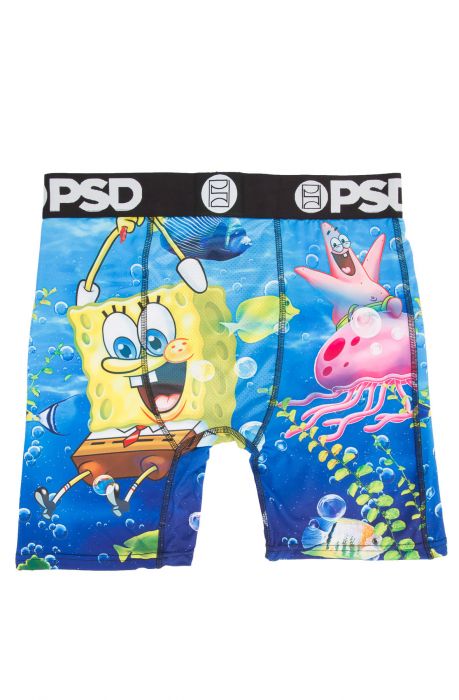 PSD The Spongebob Crusing Underwear in Blue 11171011-BLU - Karmaloop