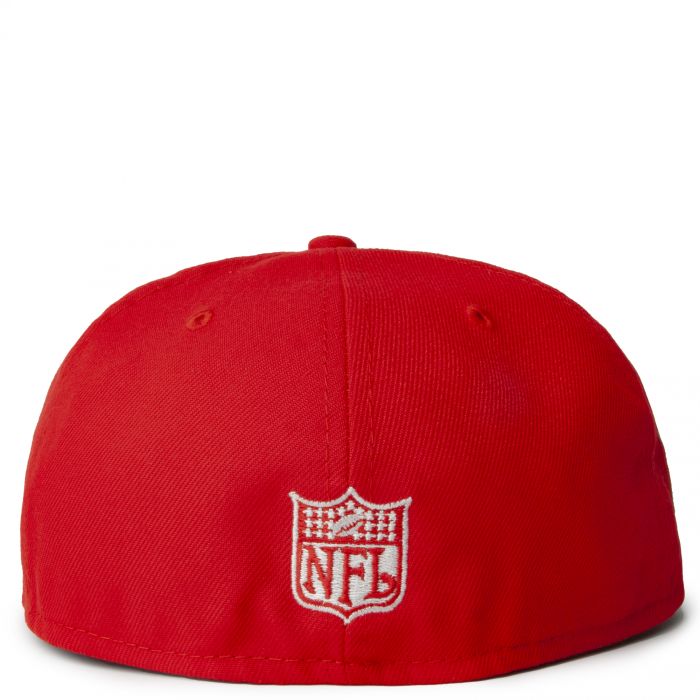 Men's San Francisco 49ers New Era Scarlet Super Bowl XXIV Pop Sweat 59FIFTY  Fitted Hat