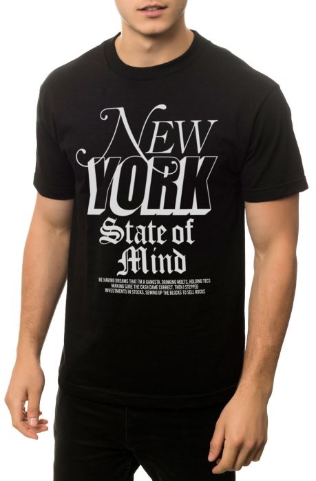 The NY State of Mind Tee in Black