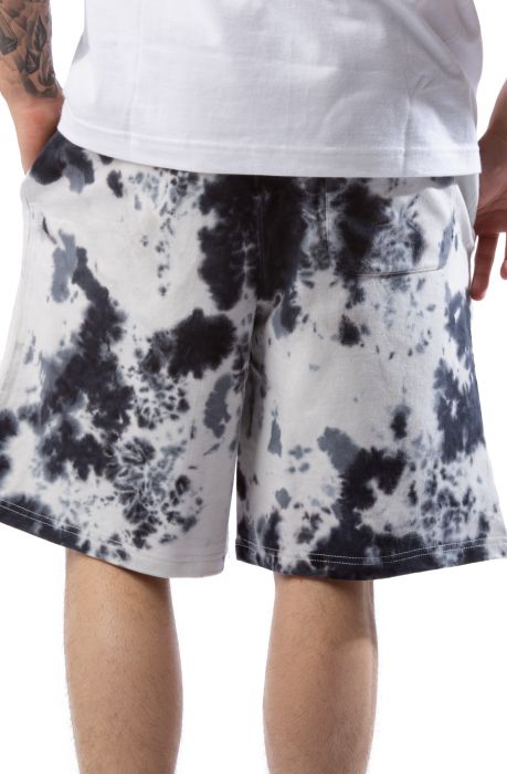 CROOKS AND CASTLES Death Row X Crooks Tie Dye Shorts DR-SH101-21BLK ...