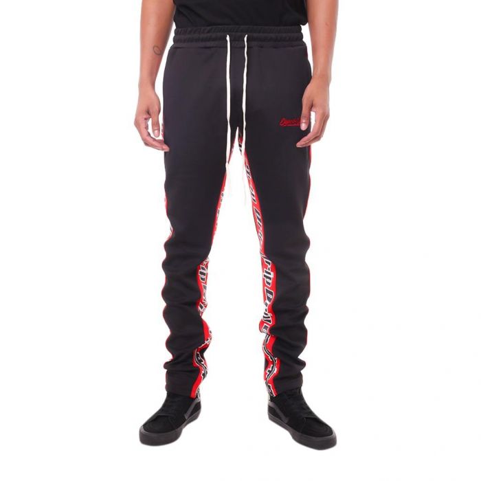 8&9 CLOTHING Drip Track Pants Black TPDRIPBLK - Karmaloop