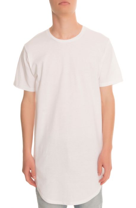 The Canis Scallop Tee in White