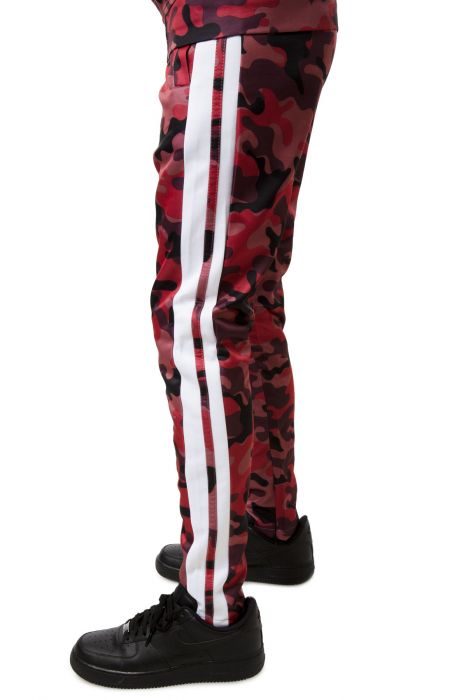 double stripe track pants