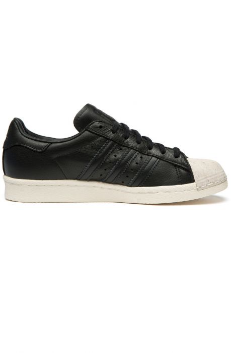 The Superstar 80s Cork in Black, Black, and Off White