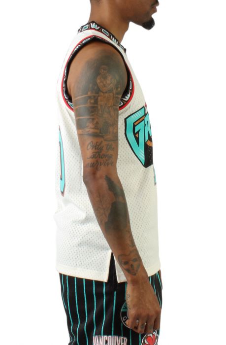 Mitchell & Ness Vancouver Grizzlies Mike Bibby Fadeaway NBA Jersey HWC Mens  S
