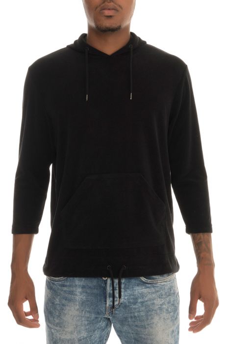 The Set Up Pullover Hoodie in Black