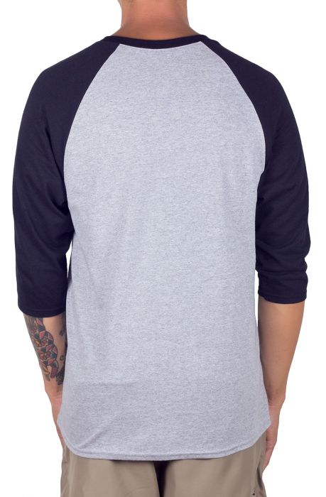 Cant Stop Wont Stop Athletic Grey Baseball Tee