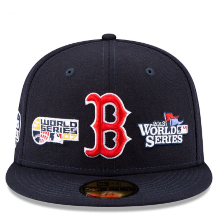 NEW ERA CAPS Boston Red Sox 9x World Series Champions 59Fifty Fitted ...