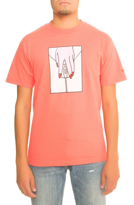 The Click Click Tee in Coral