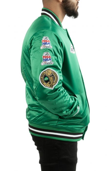 Boston Celtics The Finals 2008 Black and Green Jacket