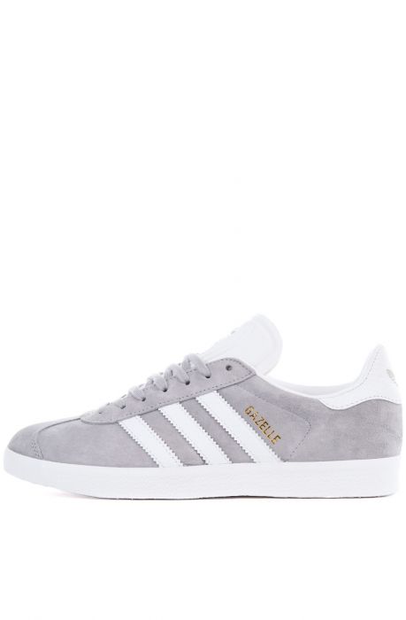 The Women's Gazelle in Mid Grey, White and Gold Metallic