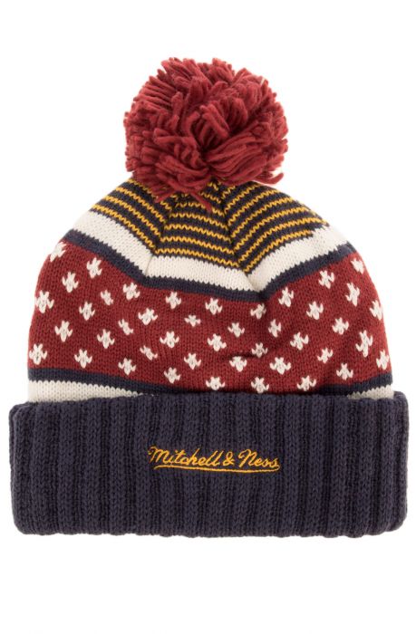 The Cleveland Cavaliers Highlands Cuffed Pom Beanie
